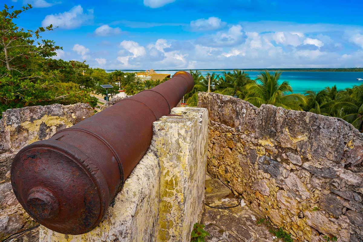 San Felipe Fortress in Bacalar Mexico