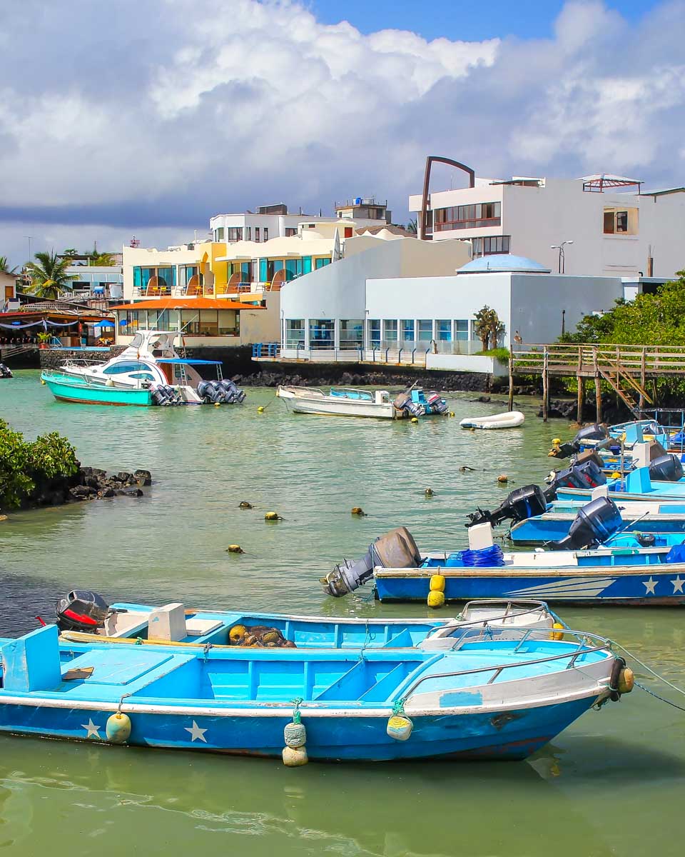 Santa Cruz (Puerto Ayora) in Galapagos Ecuador