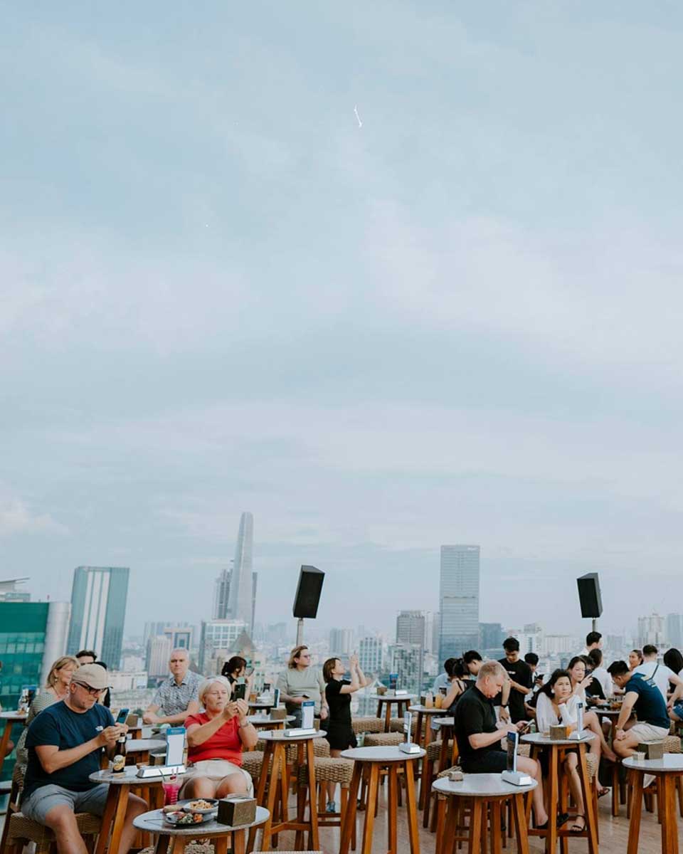Social Club Rooftop Bar in Ho Chi Minh Vietnam