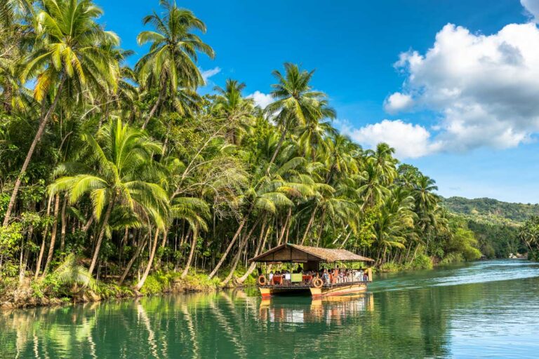 The Loboc River in Bohol Philippines
