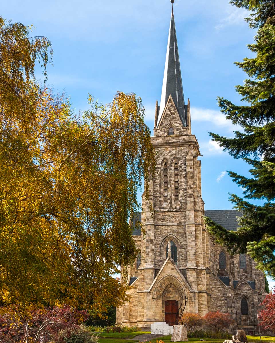 The San Carlos de Bariloche Cathedral in Bariloche Argentina