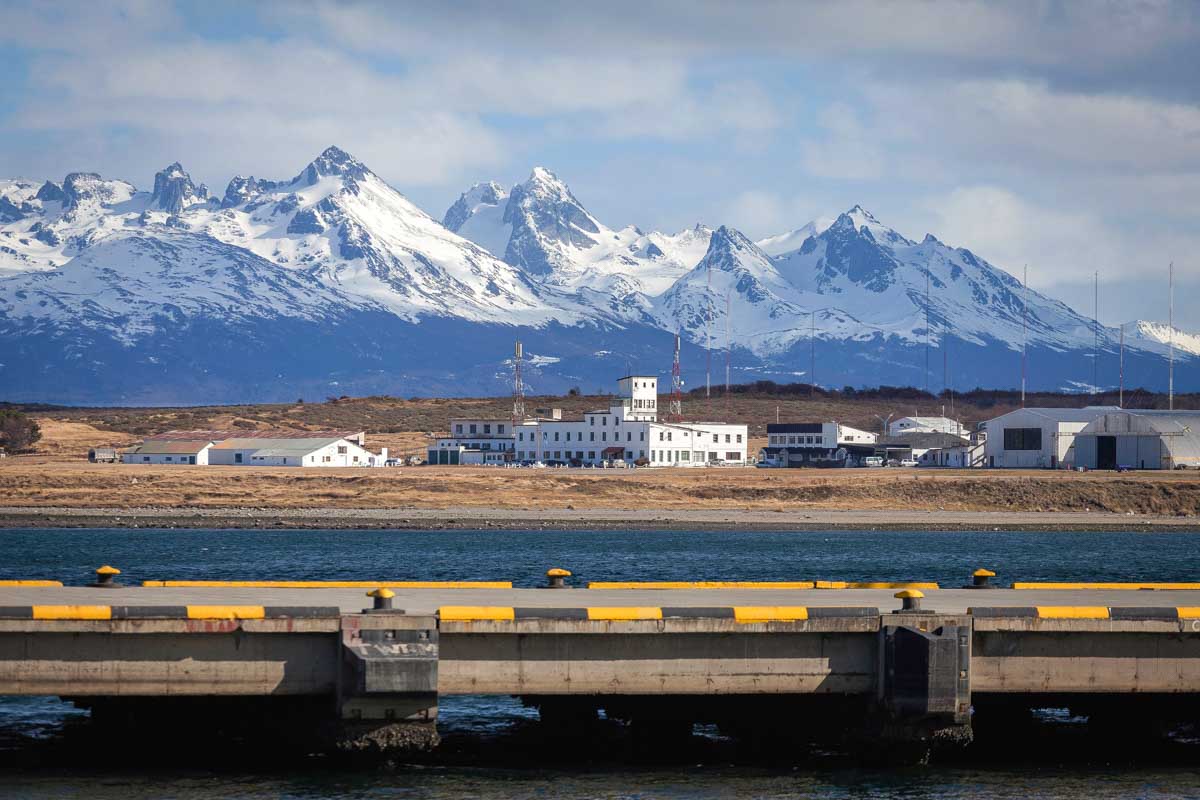 The airport in Ushuaia Argentina