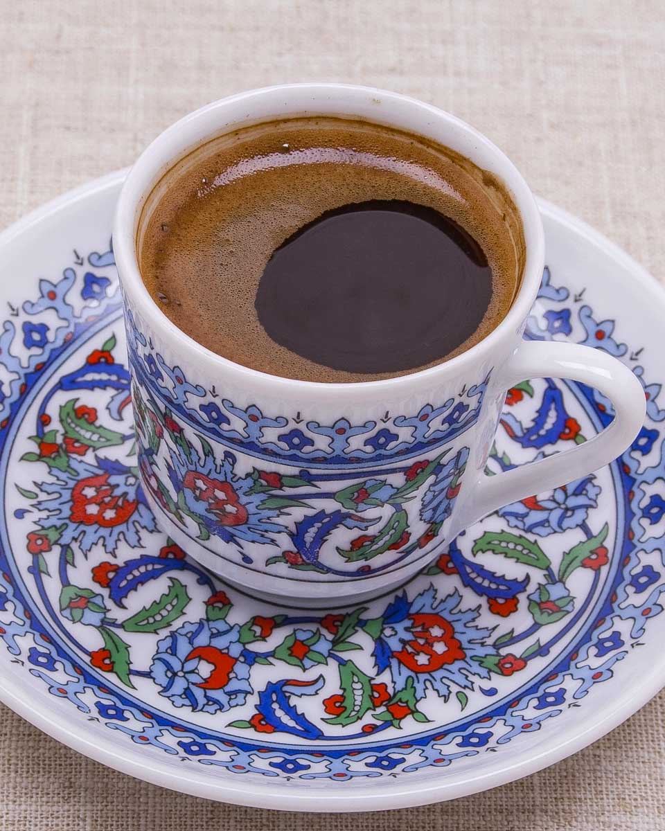 Turkish coffee drank in Istanbul Turkey