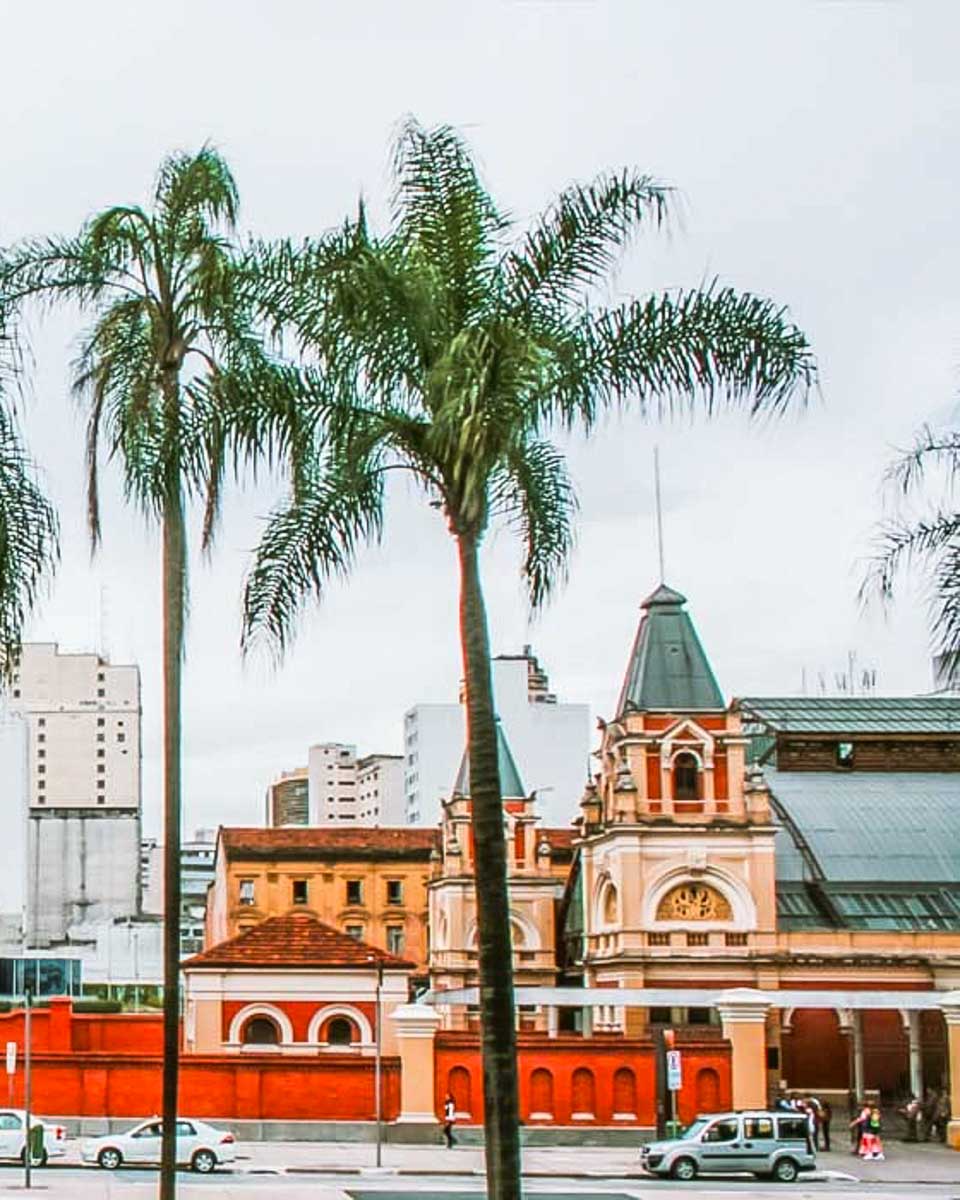 A colorful street in Sao Paulo Brazil