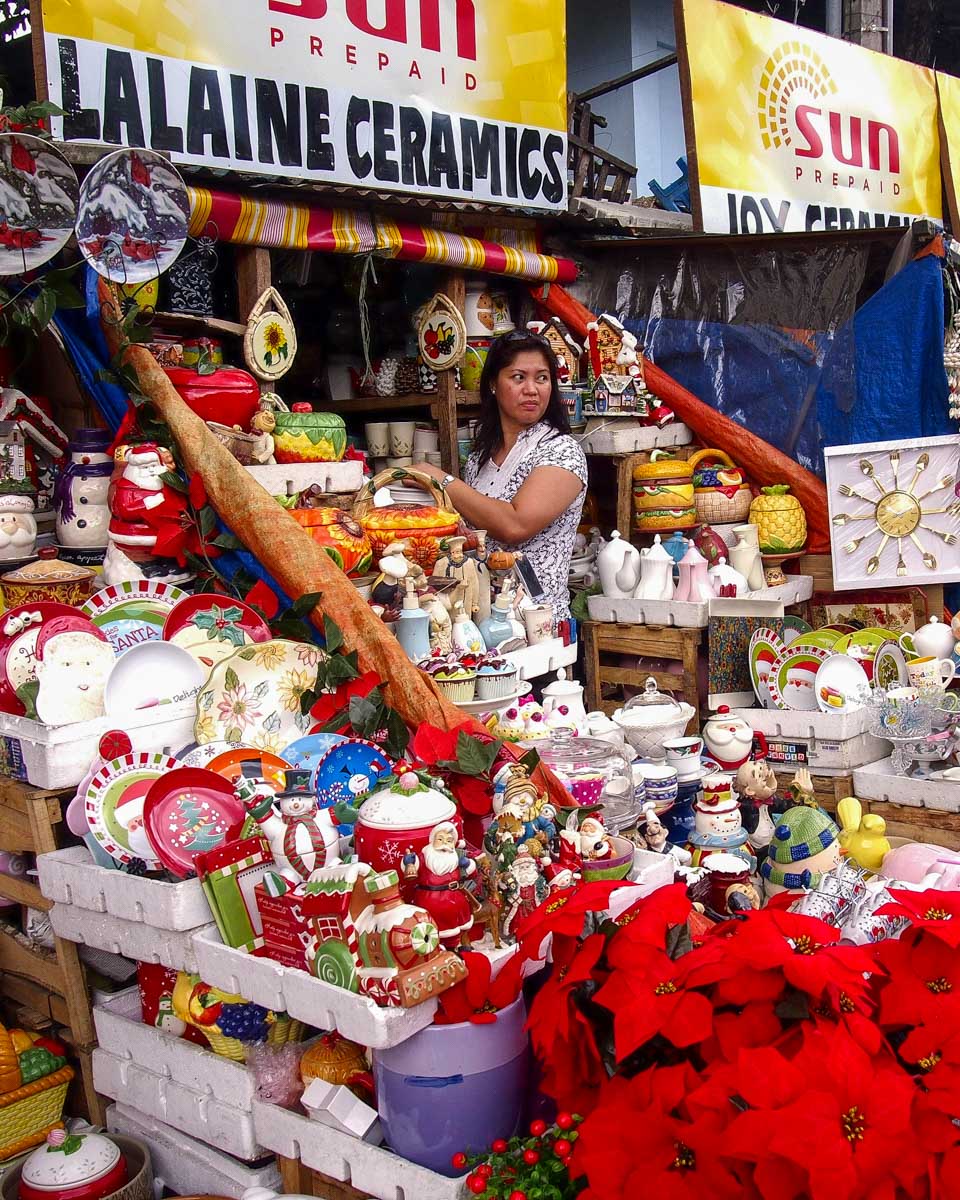 A local vendor in Manila Philippines