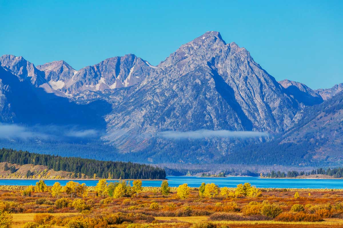 Autumn in Grand Teton National Park United States