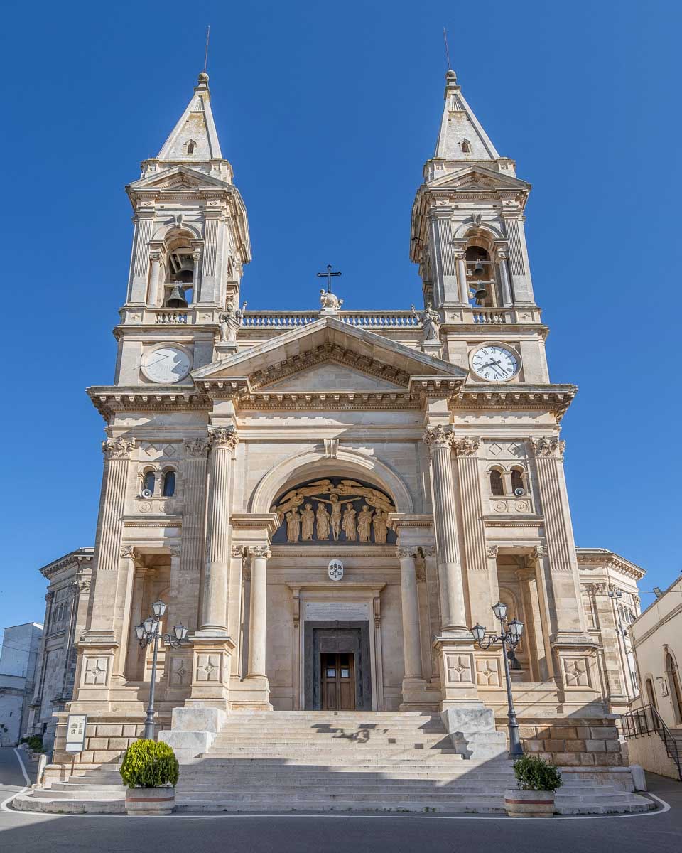 Cathedral Basilica of Saints Cosmas and Damian seen on a tour from Puglia