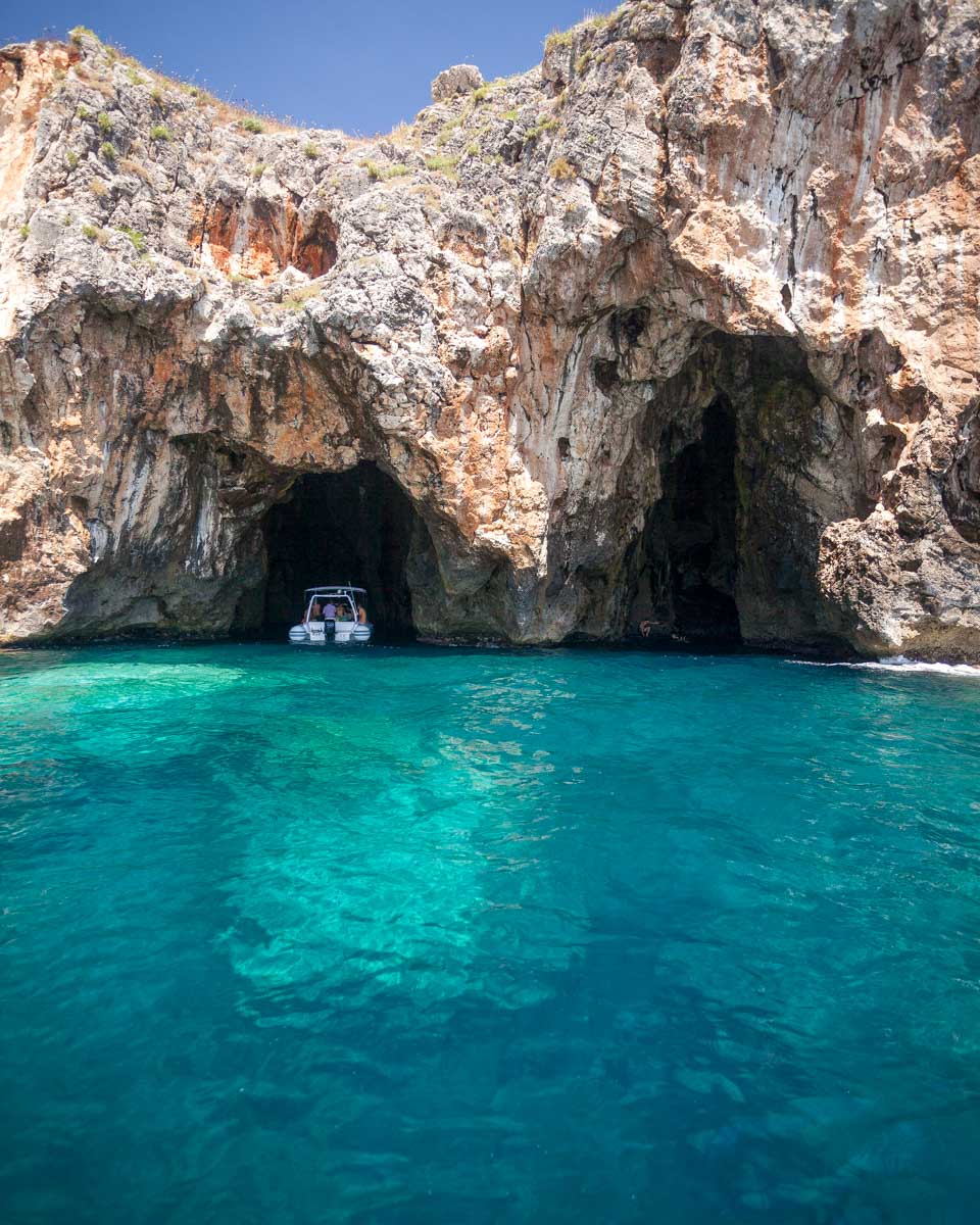 Caves of Santa Maria di Leuca, Italy on a tour from Puglia