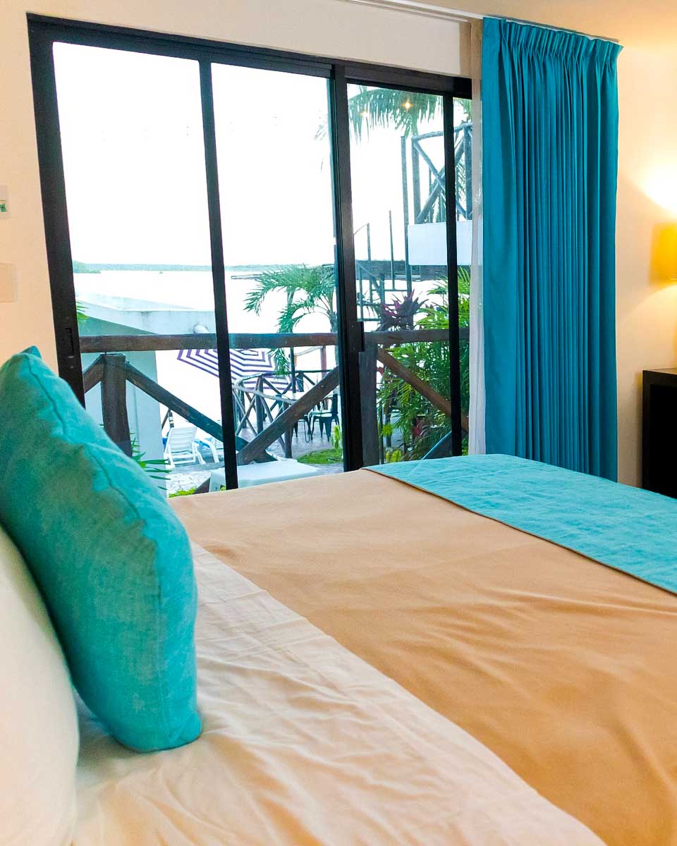 Hotel room at Hotel Aldea19 Bacalar