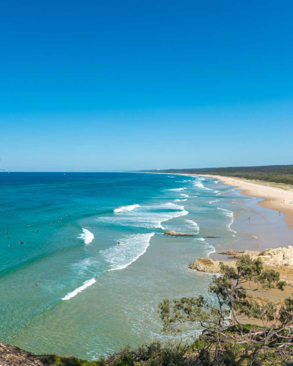 North Stradbroke Island seen on a tour from Brisbane