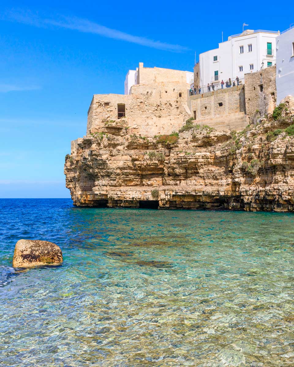 Polignano-a-Mare-cliffs-seen-on-a-tour-from-Puglia-Italy