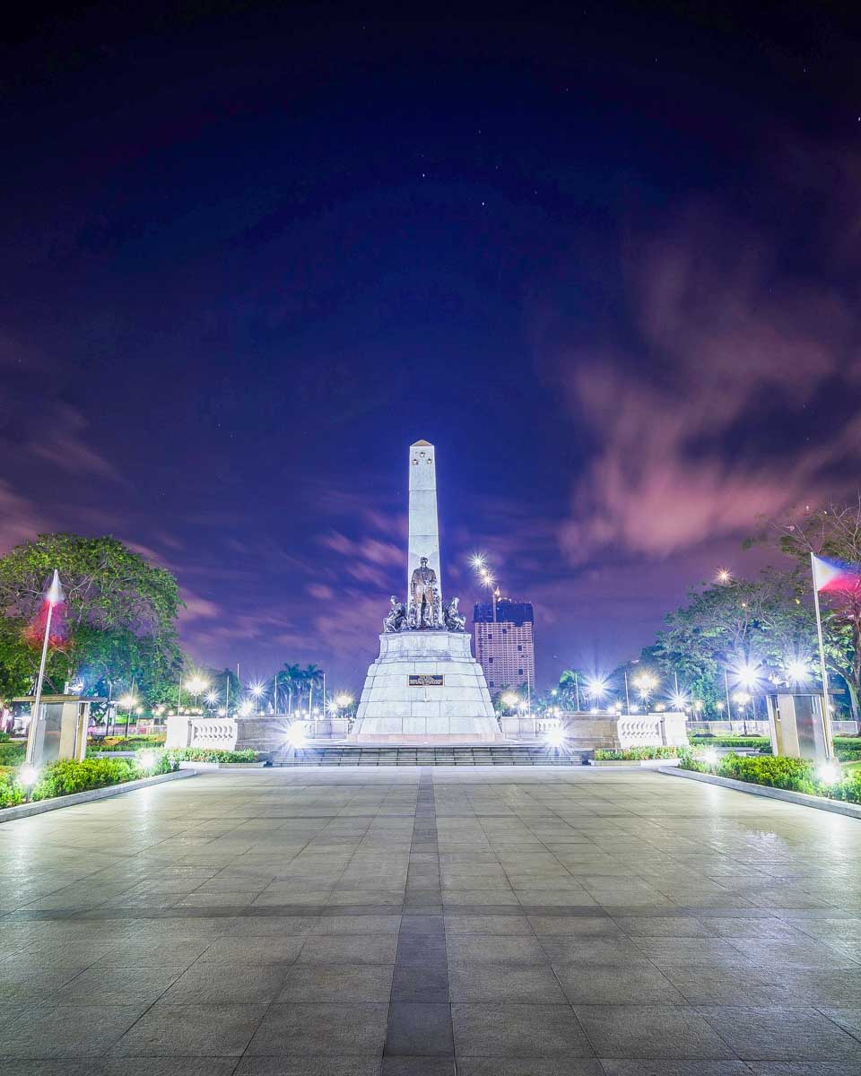 Rizal Park in Manila Philippines