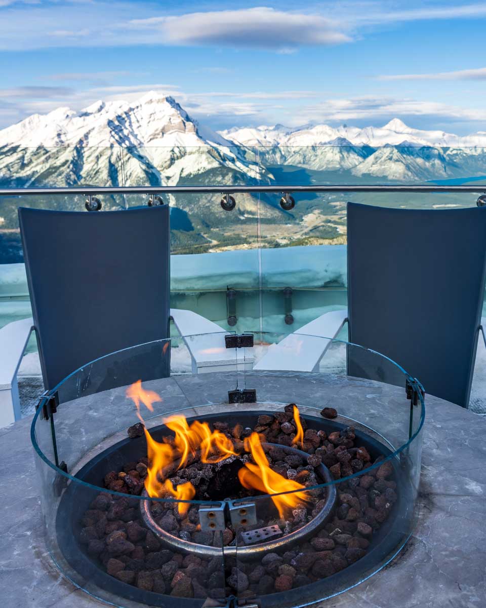 Sulphur Mountain seen after taking the Banff Gondola in Banff AB Canada (2)