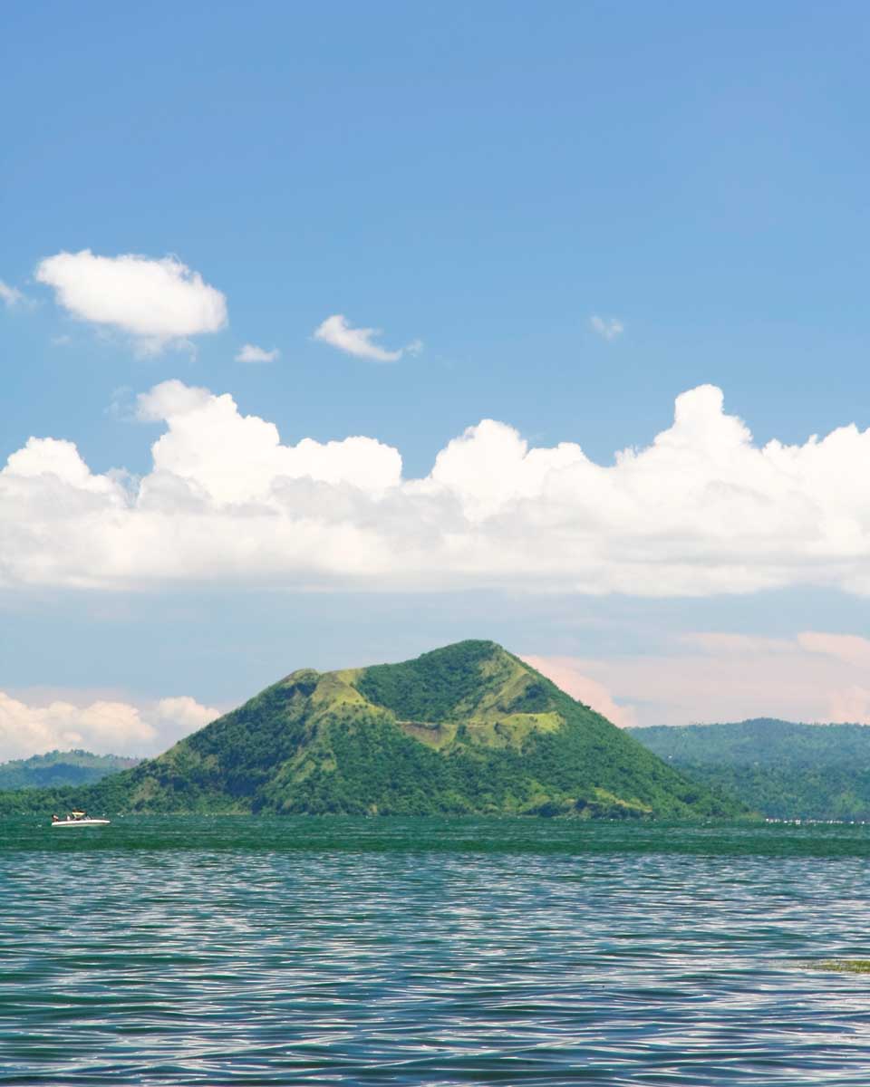 Taal volcano seen on a tour from Manil, philippines