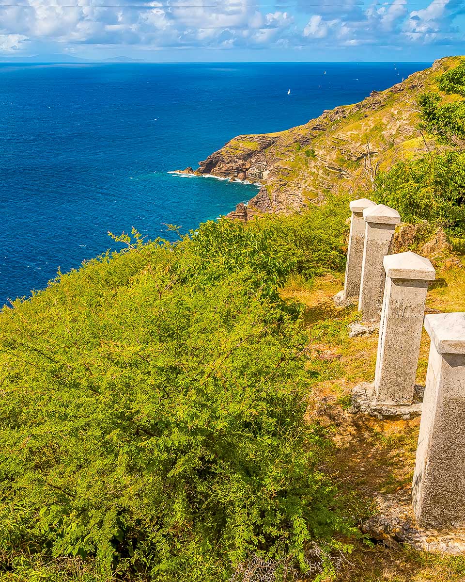 The Blockhouse Ruins in Antigua and Barbuda