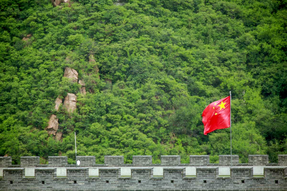 The southern Great Wall of China seen on a tour from Shanghai