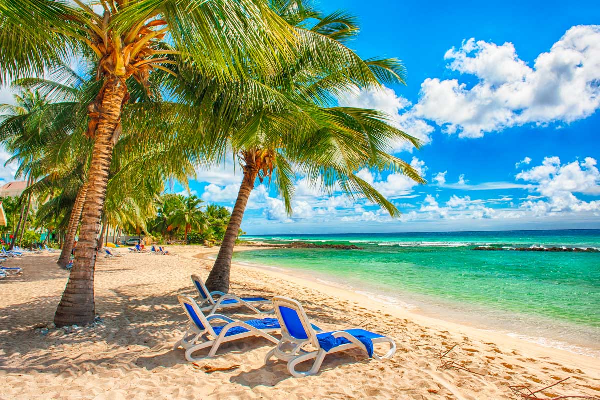 A beautiful beach seen in Barbados
