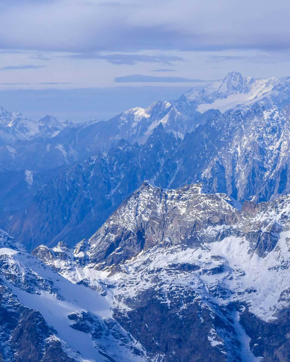 Amazing winter view of Alps from Matterhorn Glacier Paradise on a tour from Zermatt Switzerland (2)