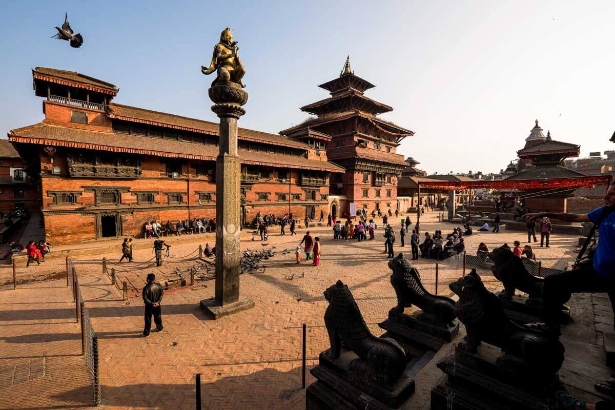Durbar square in Kathmandu, Nepal