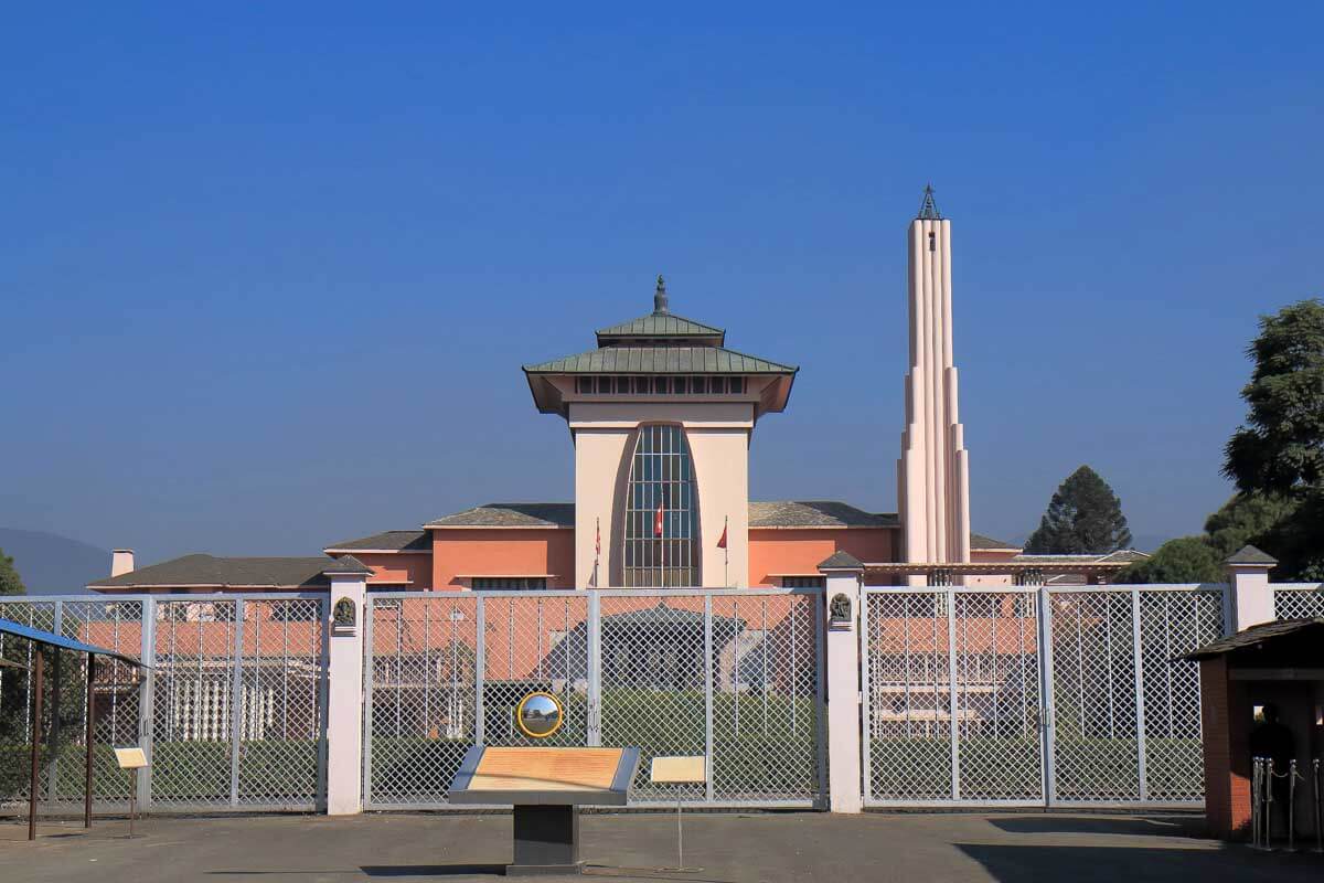 Historical architecture of Narayanhiti Palace in Kathmandu Nepal 1