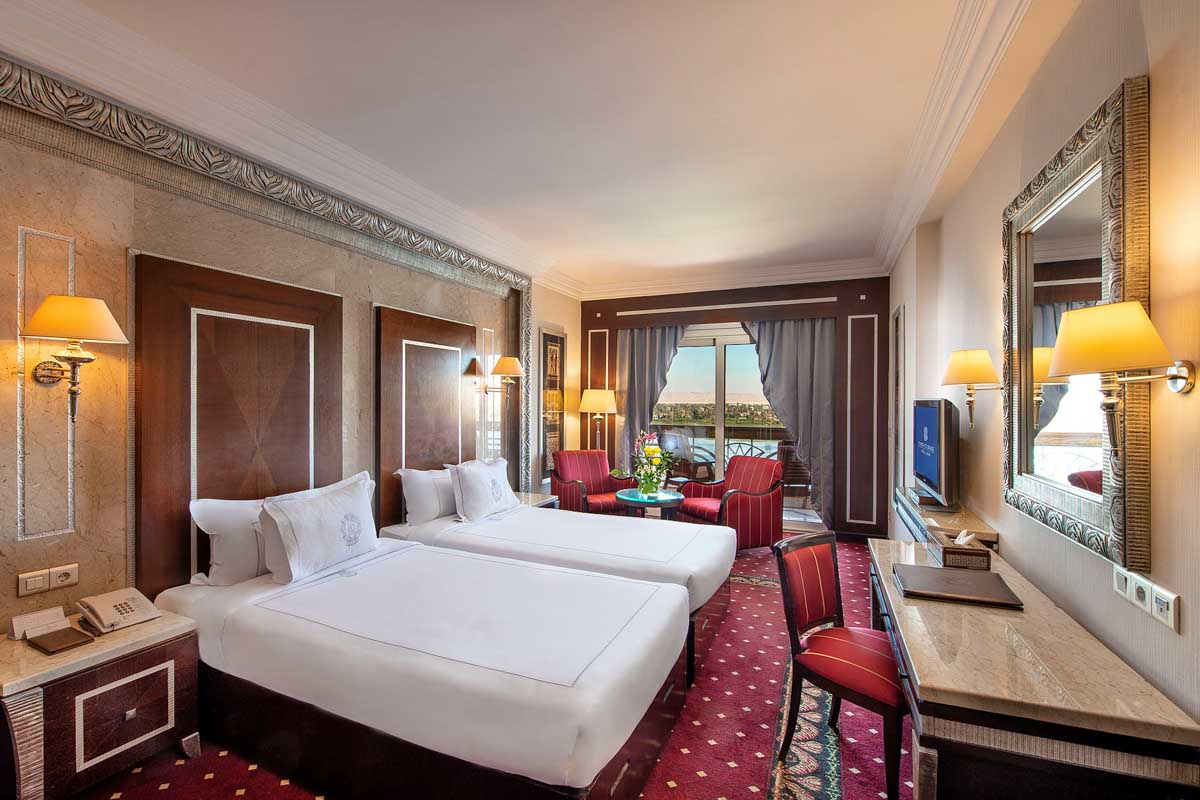 Hotel room at Sonesta St. George Hotel in Luxor