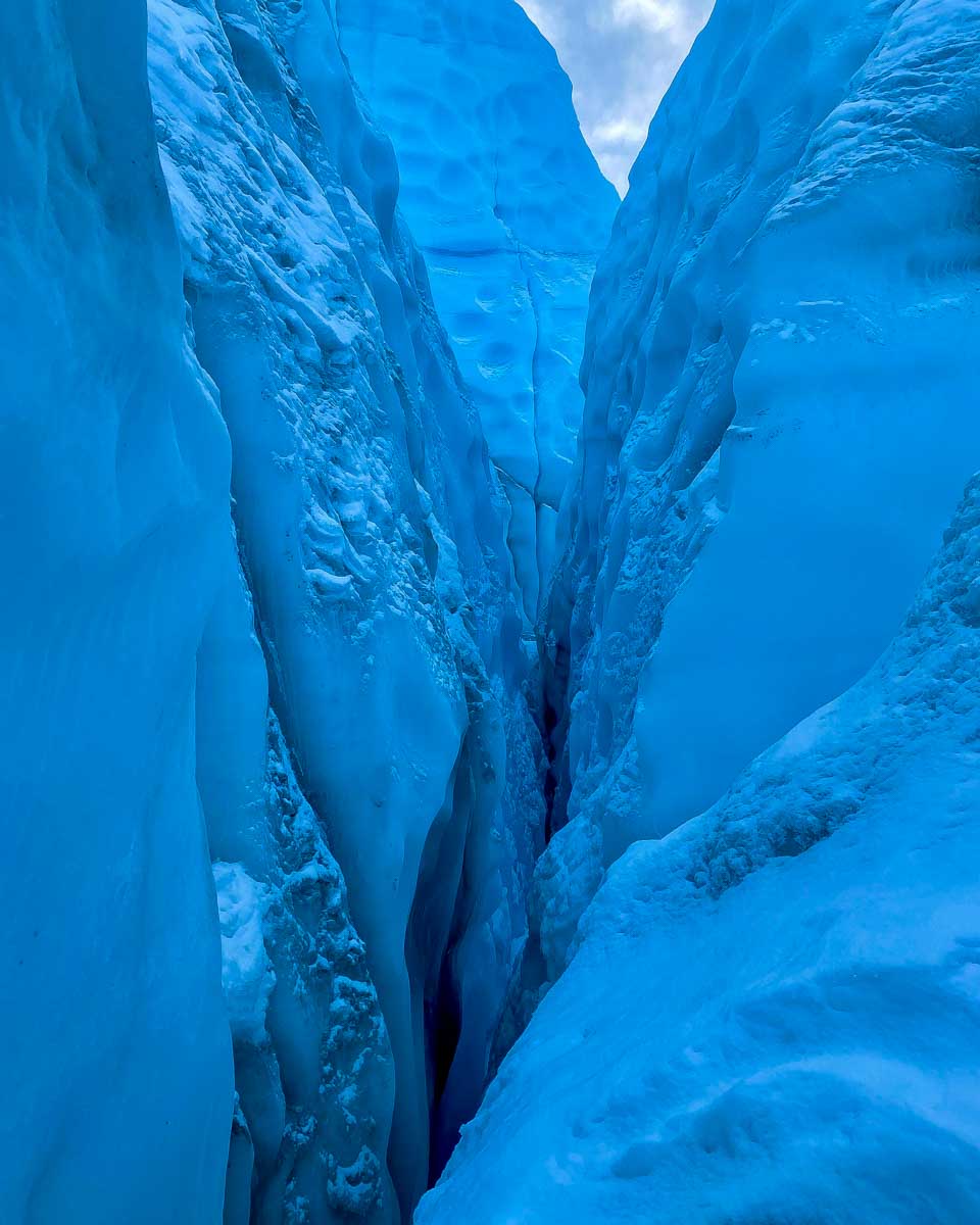 Matanuska Glacier seen on a tour from Anchorage Alaska