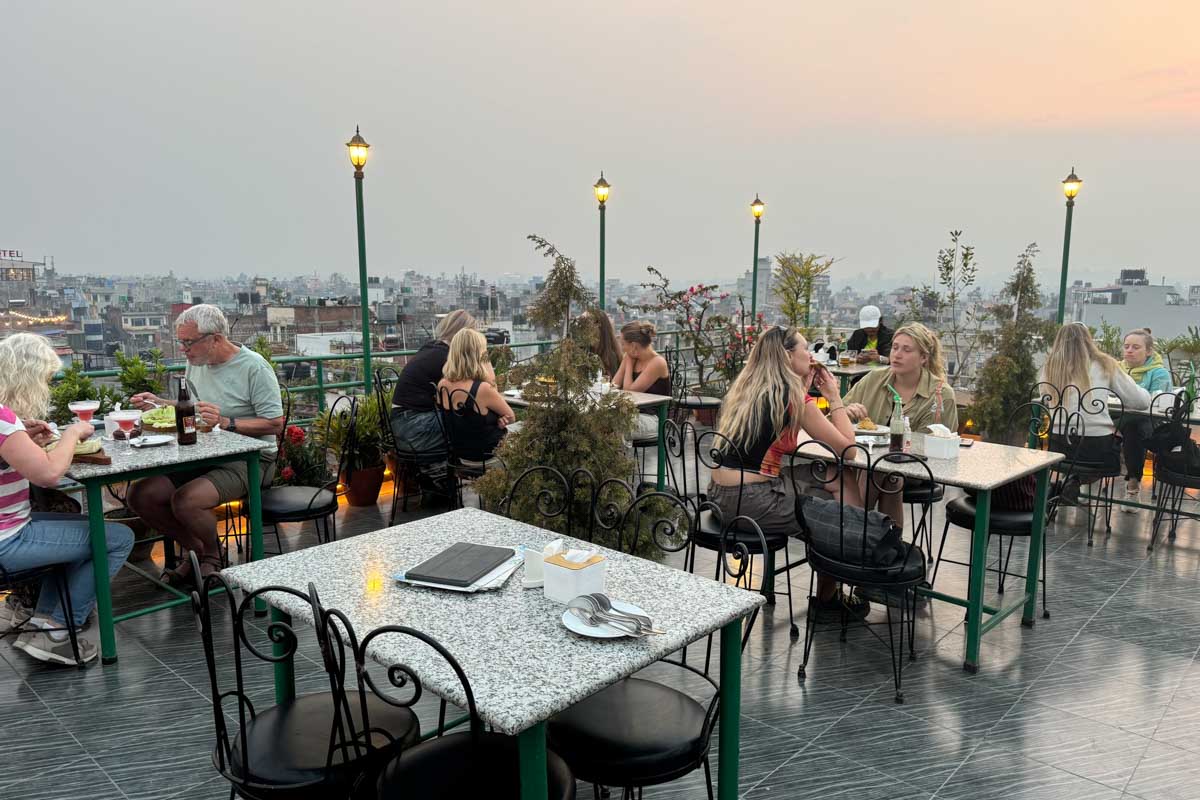 Nepalaya Rooftop Restaurant in Kathmandu Nepal