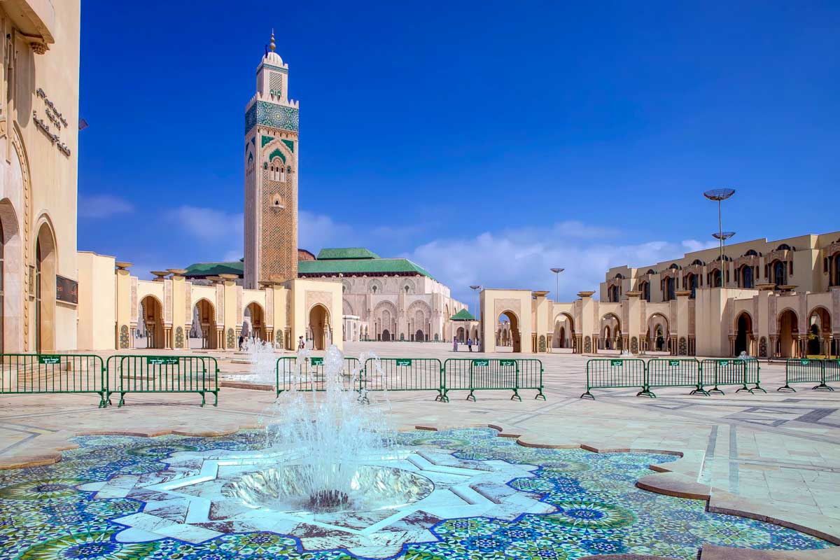 The Hassan II Mosque in Casablanca Morocco