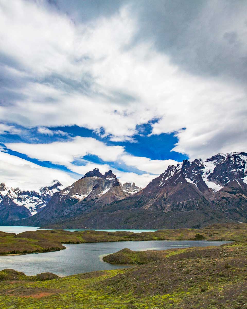 Mirador Grey in Torres del Paine national park Argentina