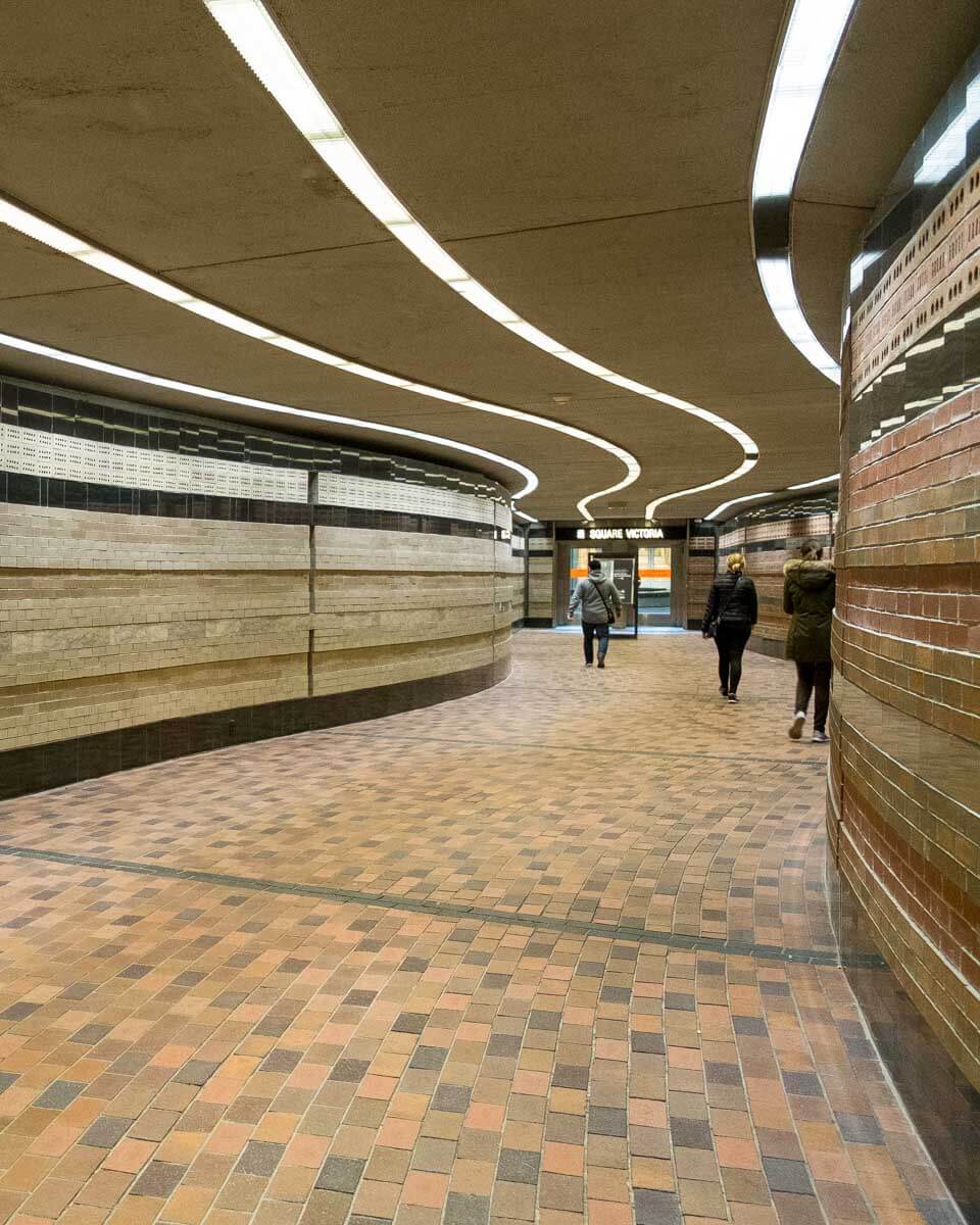 Montreal Quebec Underground City winter