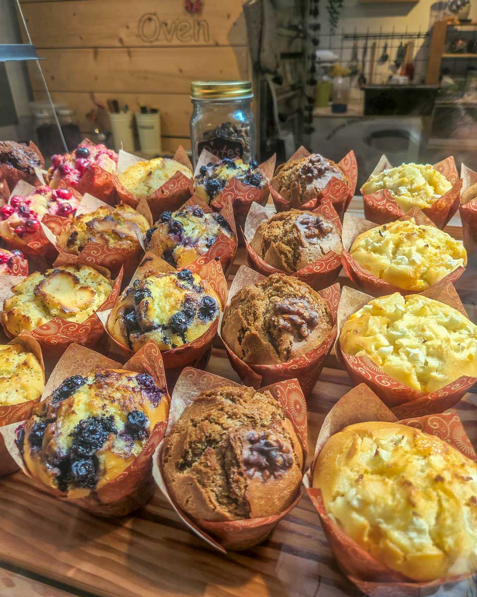 Muffins-from-the-Lonsdale-Quay-Market Vancouver BC Canada