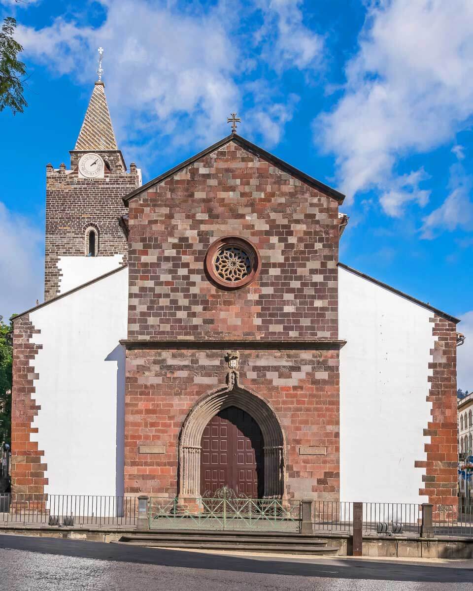 The cathedral in the center of Funchal Madeira Portugal