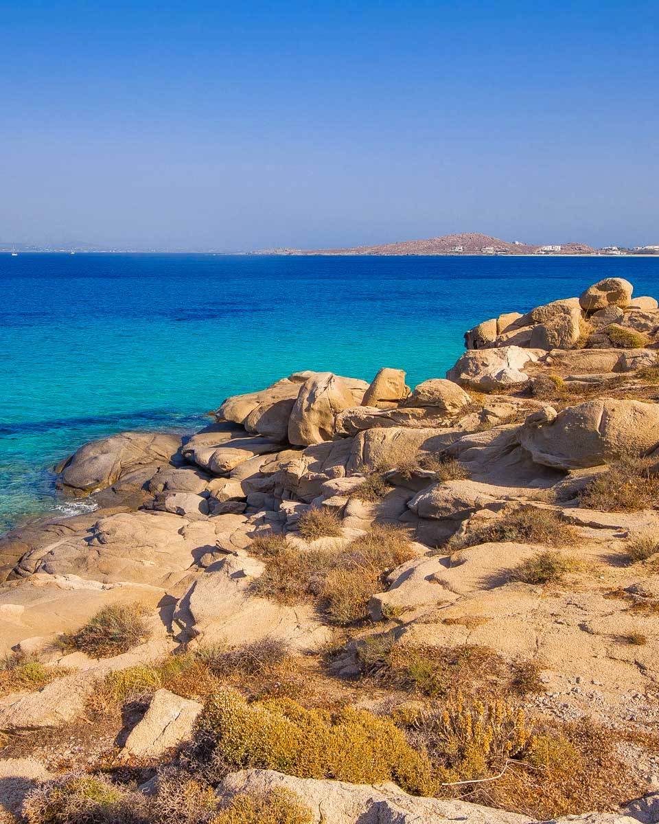 Agia Anna beach on Naxos island, Greece
