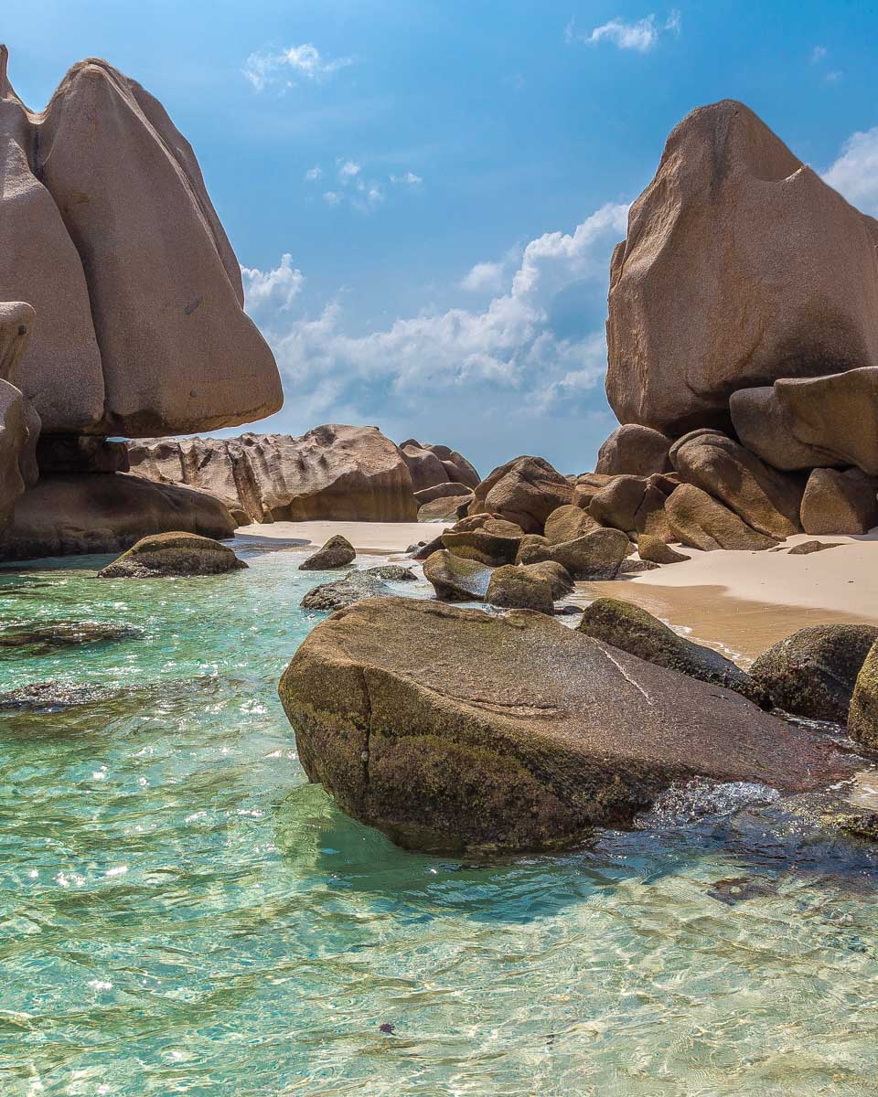 Anse Marron beach on La Digue Island Seychelles 1