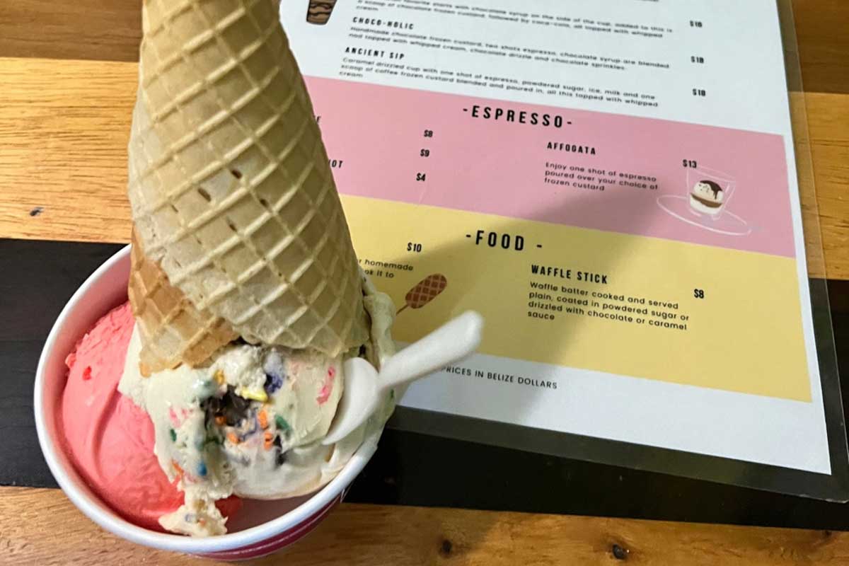 Caye Custard in San Pedro Belize