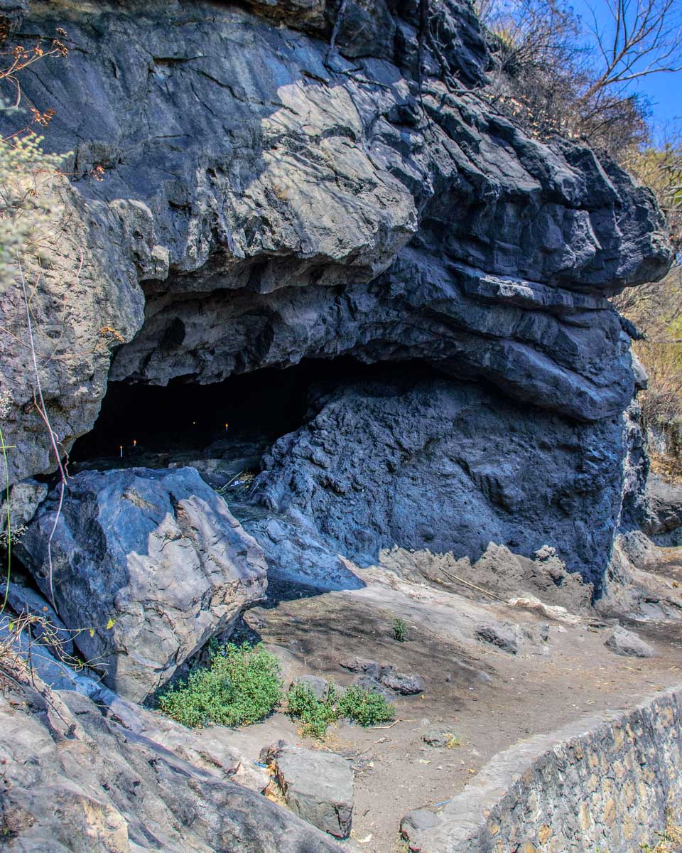 Sacred Mayan cave seen on a tour from Panajachel Lake Atitlan Guatemala