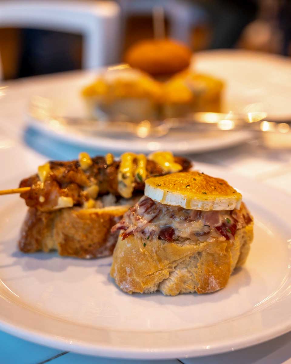 Some-Basque-pintxos-in San Sebastian Spain