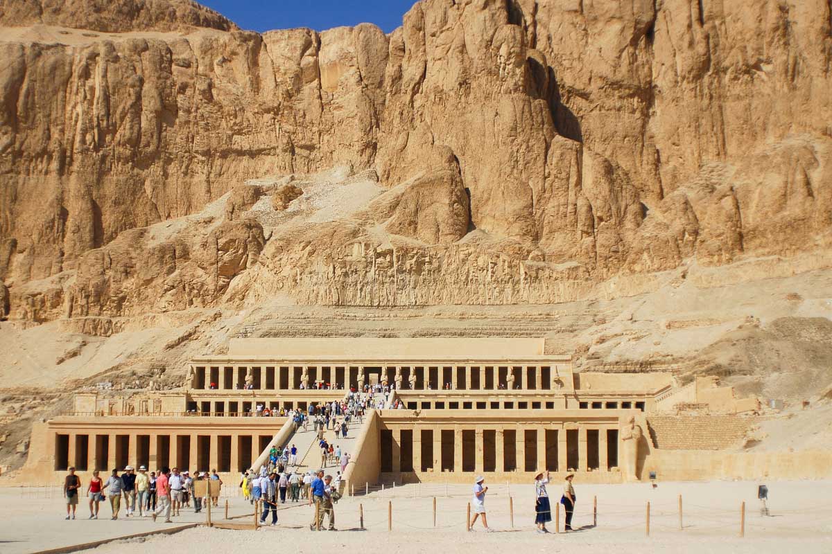 Temple of Queen Hatshepsut in the Valley of Kings Egypt