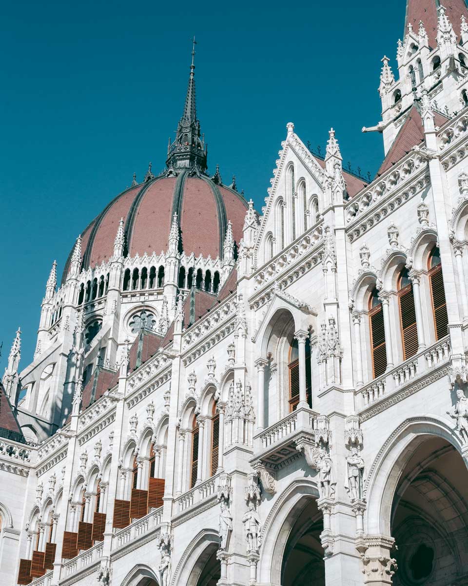 The Hungarian Parliament Building in Budapest Hungary