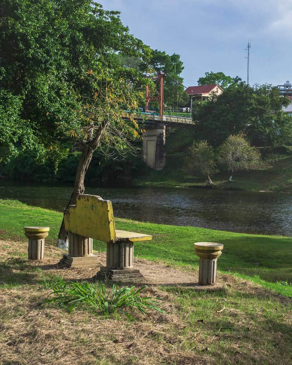 The Macal River seen in San Ignacio Belize