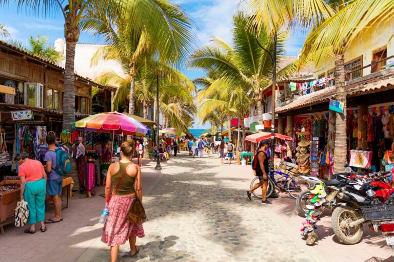 The town of Sayulita Mexico