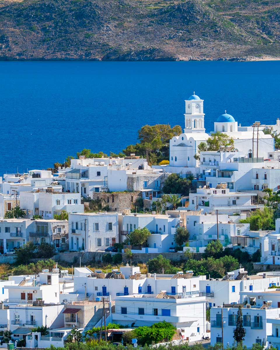 The village of Plaka in Milos Greece (1)