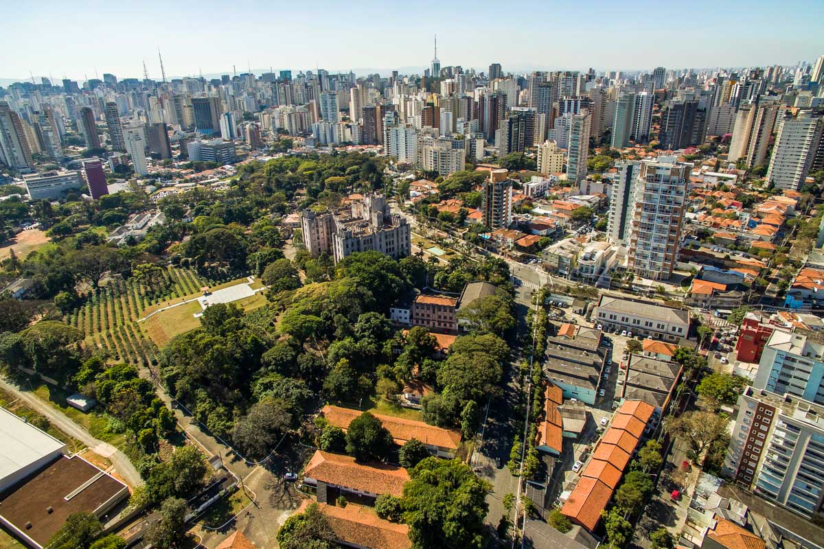 View of Vila Mariana in Sao Paulo Brazil