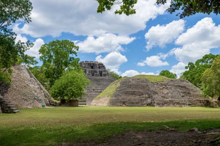 Xunantunich ruins seen on a day tour from San Ignacio Belize