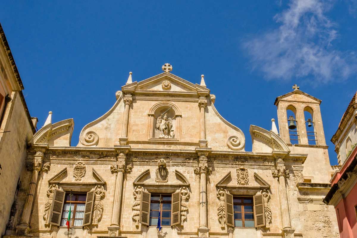 Church of San Michele in Cagliari Italy
