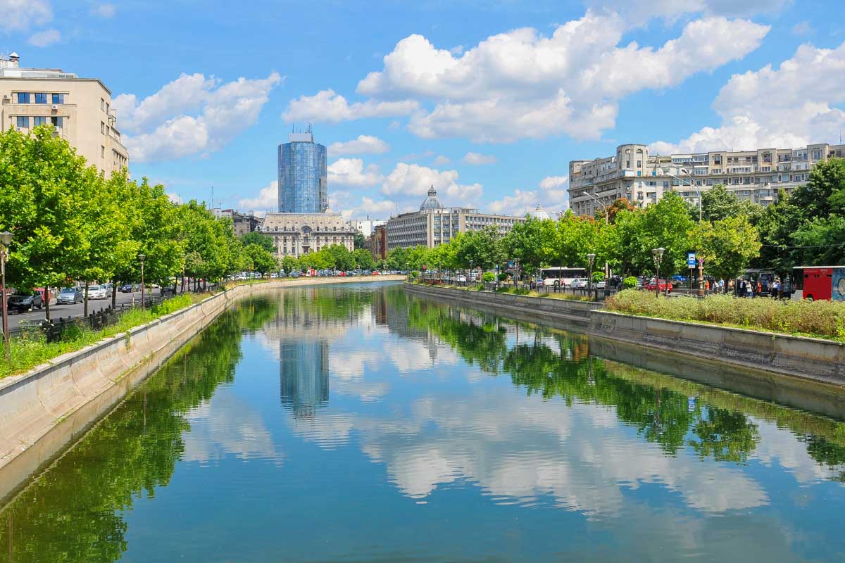 Dambovita-river-in-Bucharest-Romania