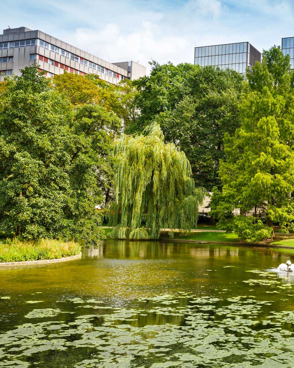 Leopold Park in Brussels, Belgium