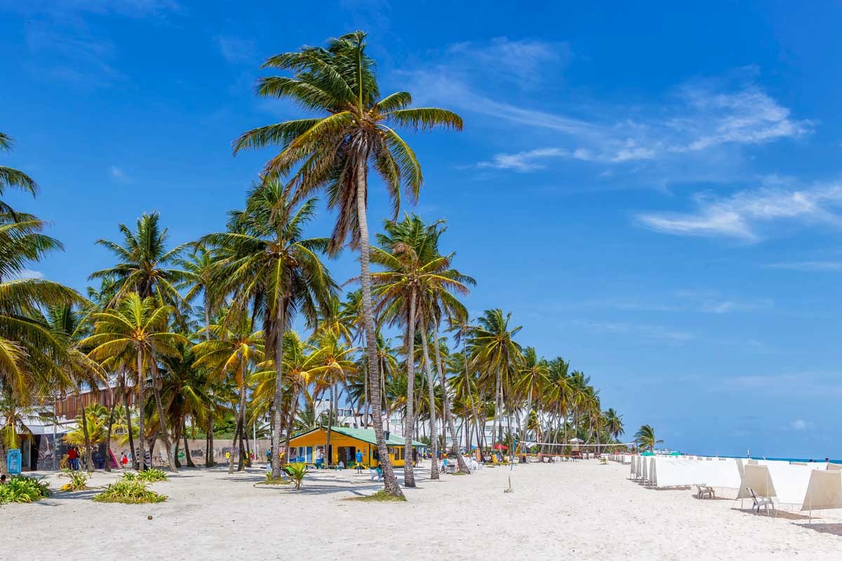 Spratt Bight beach in San Andres Colombia