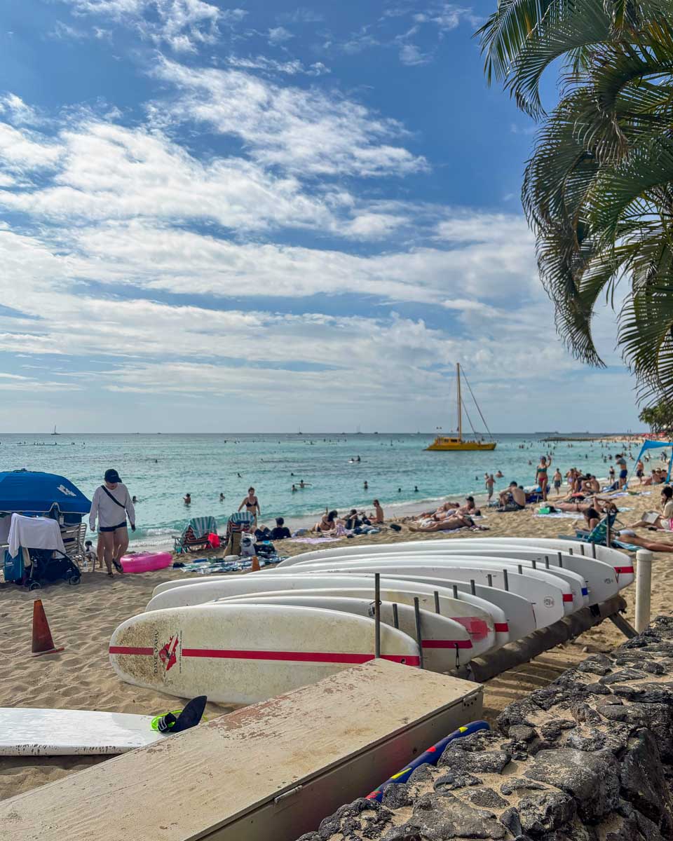 Surf boards in Waikiki Honolulu Hawaii (60)